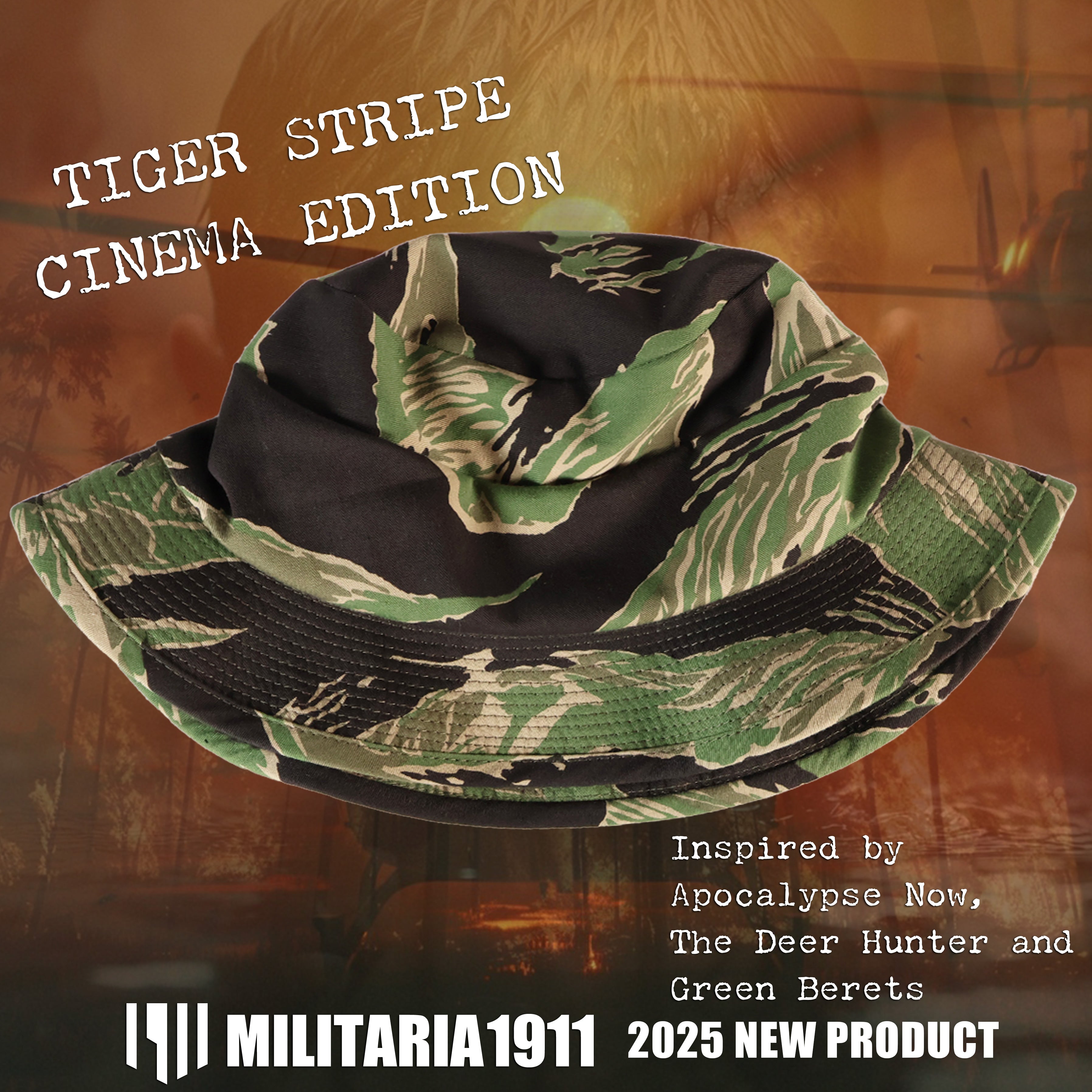2025年新製品　MILIARIA 1911 TIGER STRIPE CINEMA EDITION BOONIE HAT