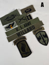 Patch set  "Apocalypse Now" movie Captain Willard insignia set, dress-up parts