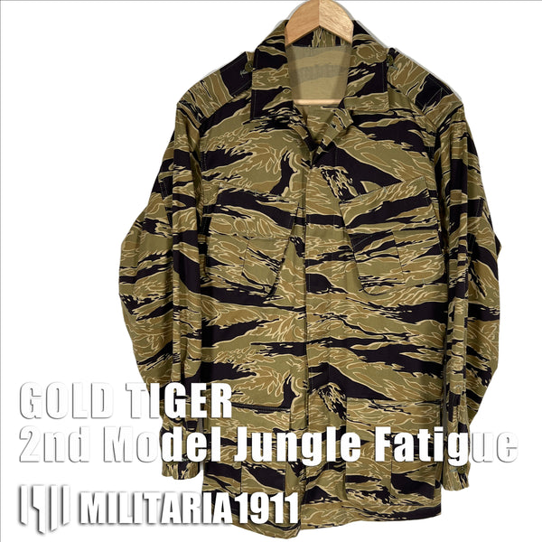 【2024年3月上旬頃納品】MILITARIA 1911 ゴールドタイガーストライプ　2nd Model ジャングルファティーグ　ジャケット　MADE IN JAPAN