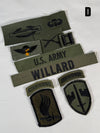 Patch set  "Apocalypse Now" movie Captain Willard insignia set, dress-up parts