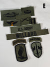Patch set  "Apocalypse Now" movie Captain Willard insignia set, dress-up parts