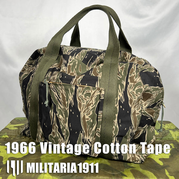 【2024年3月上旬頃納品】MILITARIA 1911 シルバータイガーストライプ　ローカルメイドバッグ　MADE IN JAPAN