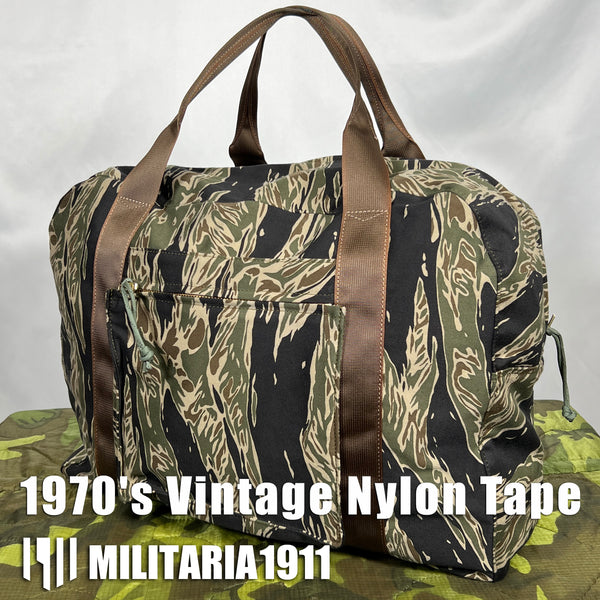 【2024年3月上旬頃納品】MILITARIA 1911 シルバータイガーストライプ　ローカルメイドバッグ　MADE IN JAPAN