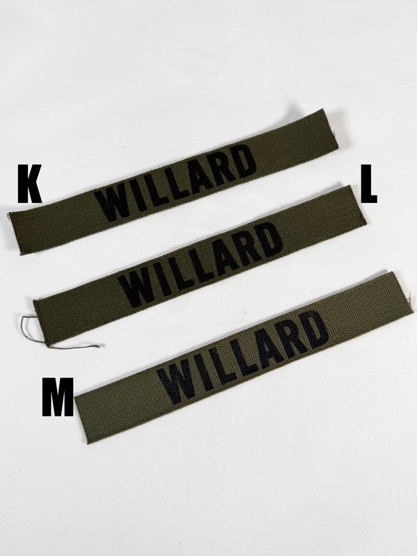 Patch set  "Apocalypse Now" movie Captain Willard insignia set, dress-up parts