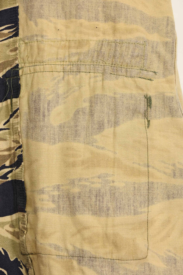 1960年代　初期　ゴールドタイガー　タイガーストライプシャツ　パッチ付　USカット　M　中古品