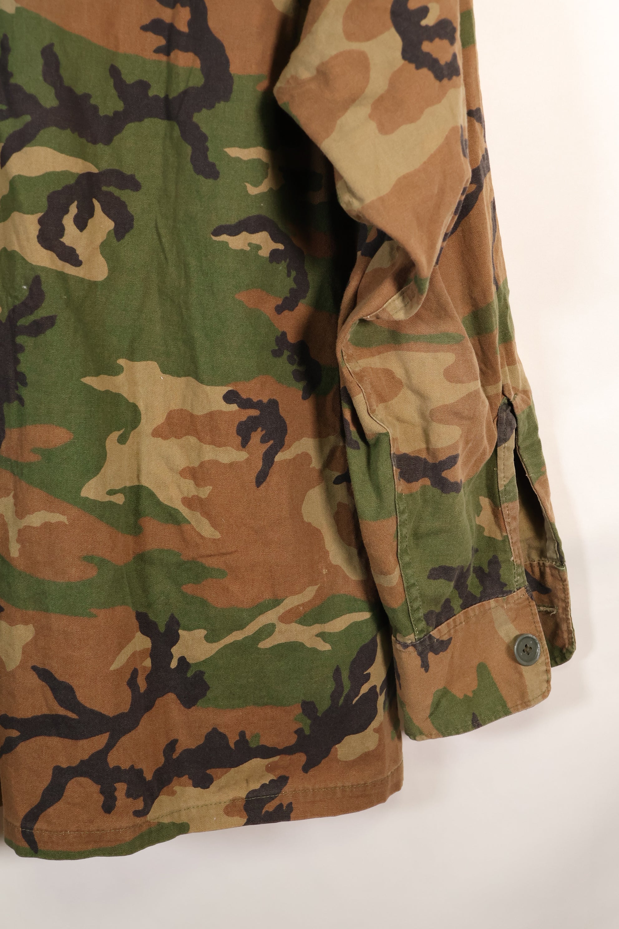 1970's Privately Procured Local Made US Military ERDL Camouflage Copy Fatigue Jacket, Used