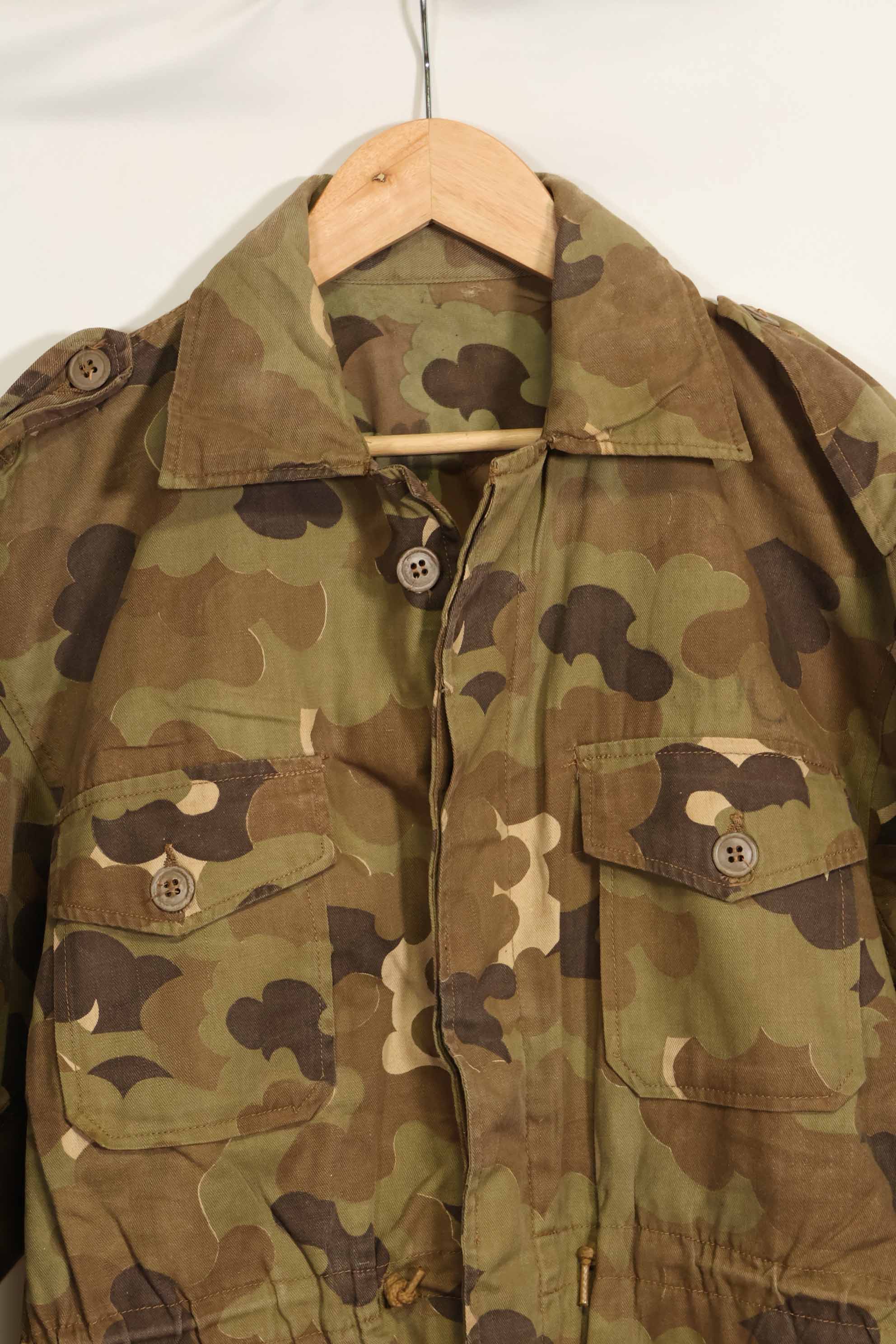 1960年代　ARVN　野戦憲兵　ミッチェル迷彩　フィールドジャケット　中古品