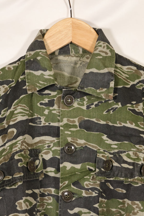 1960年代　タイガーストライプ　シャツ　CIDGパターン　状態良い　中古品