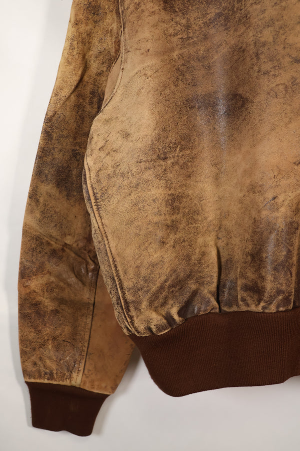 20 世纪 40 年代，尺寸 46，制造商不详，美国空军 A-2 飞行夹克，当前交货，二手。