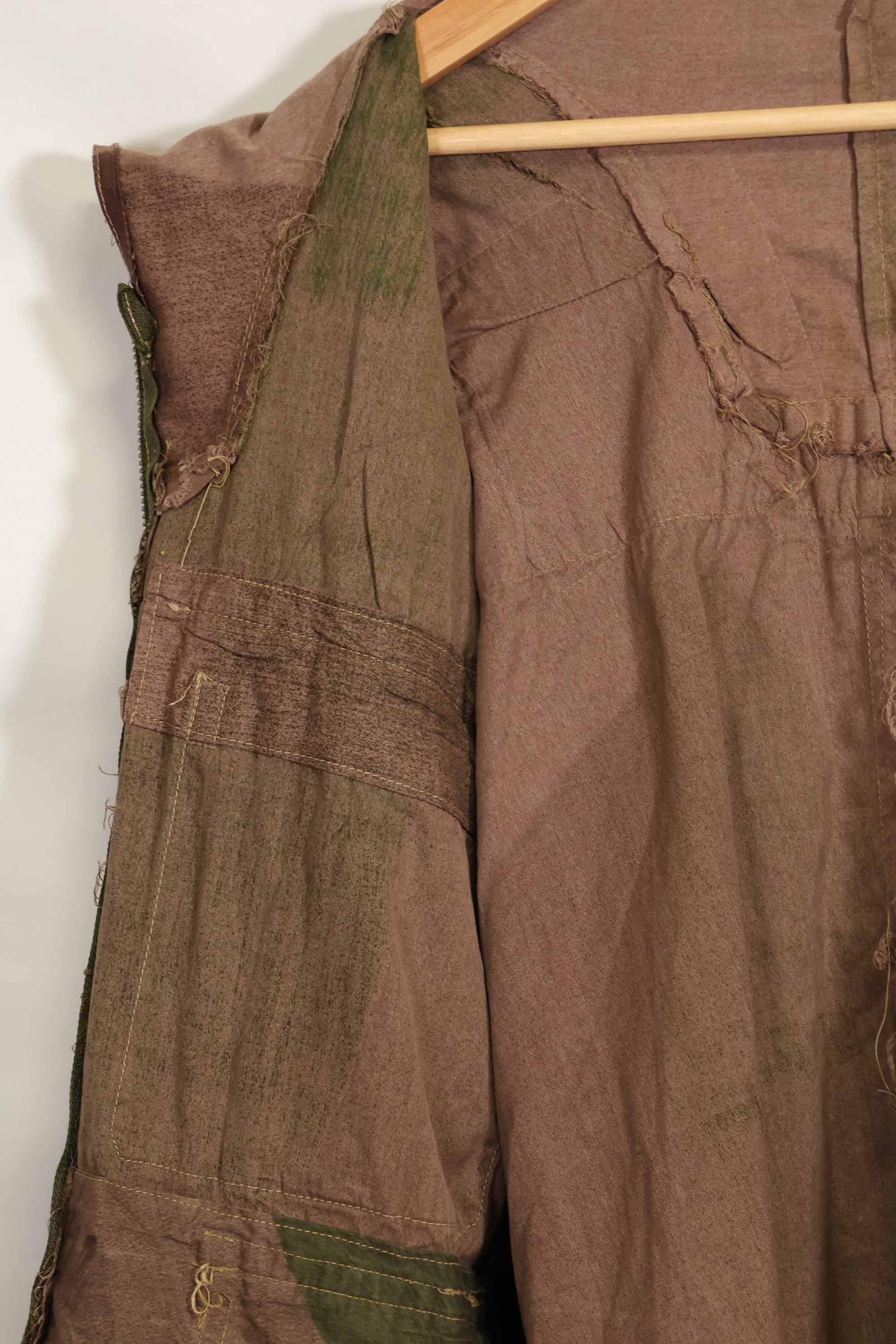 1943年製　イギリス軍　SAS　WINDPROOF　スモック　ジッパー改造　インドシナ戦争　中古品