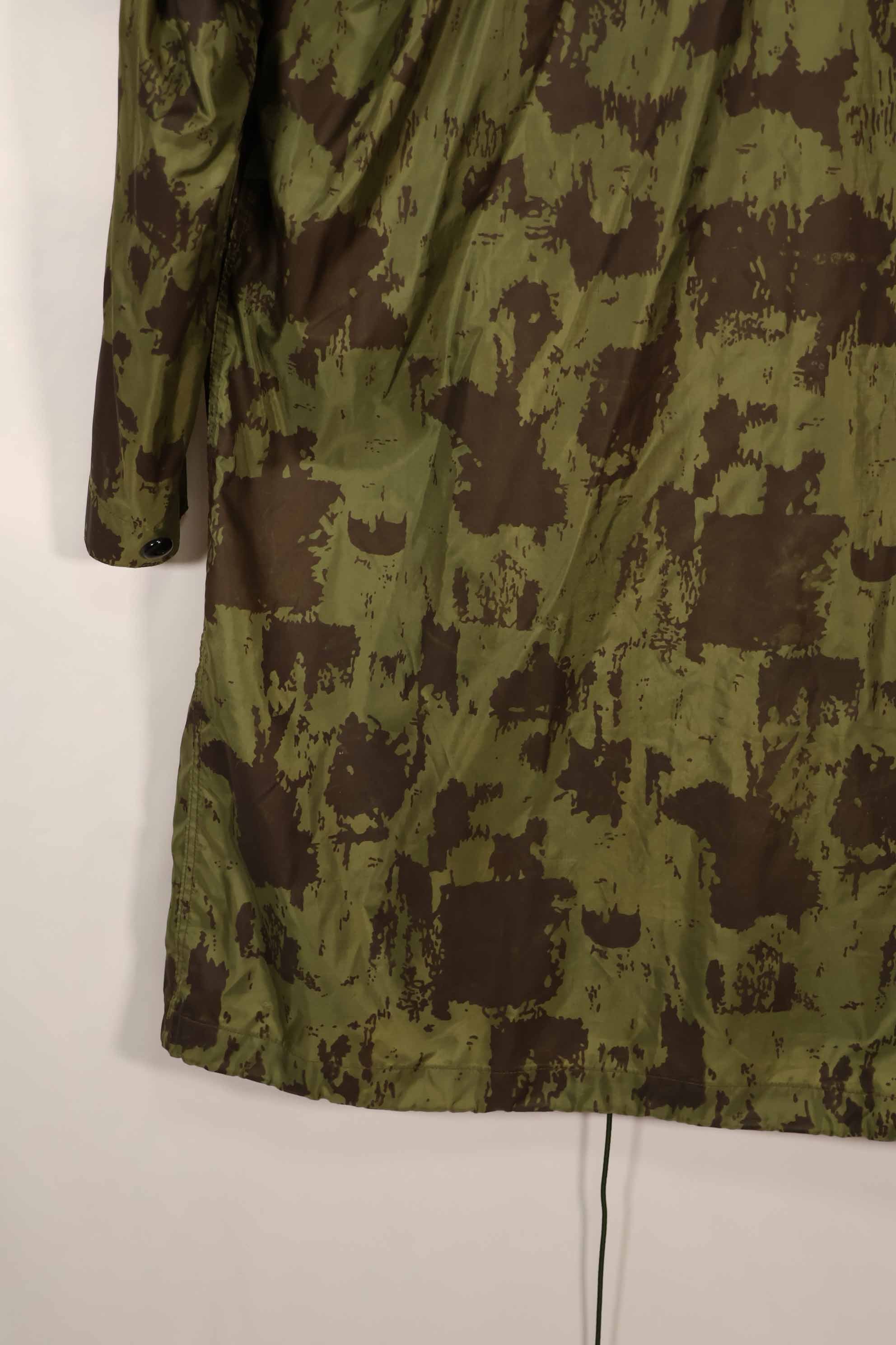 実物　1967年製　オーストラリア軍　迷彩レインコート　中古品　D