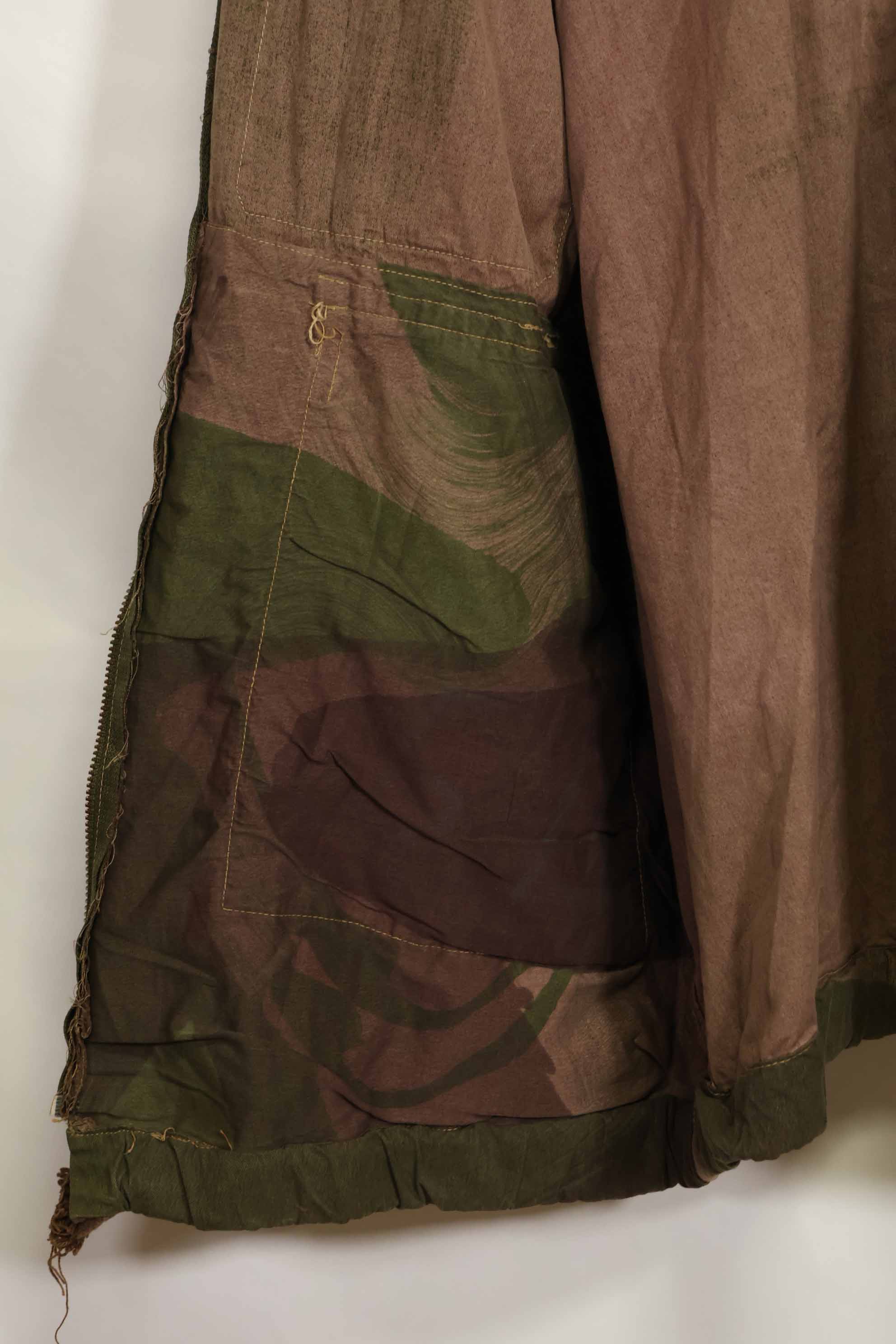 1943年製　イギリス軍　SAS　WINDPROOF　スモック　ジッパー改造　インドシナ戦争　中古品