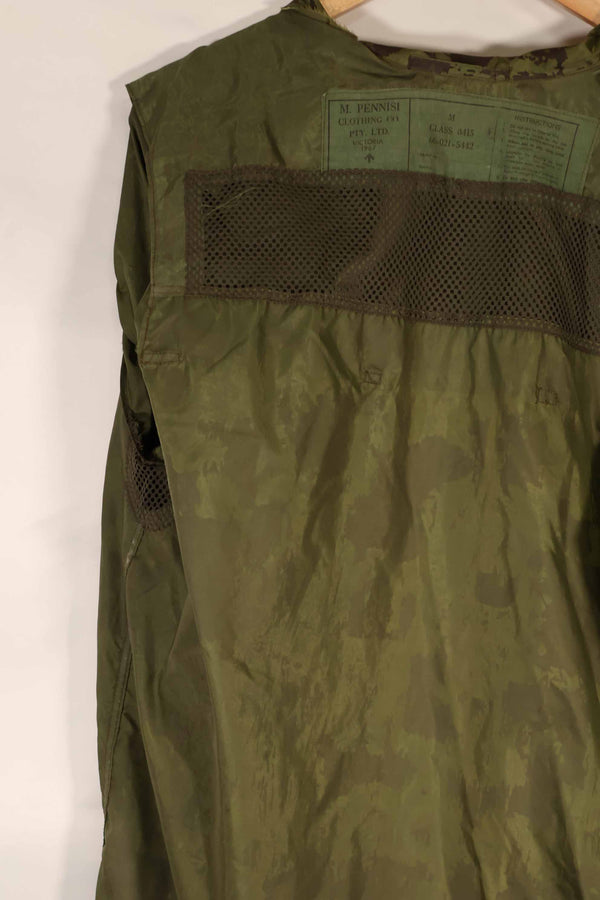 実物　1967年製　オーストラリア軍　迷彩レインコート　中古品　D