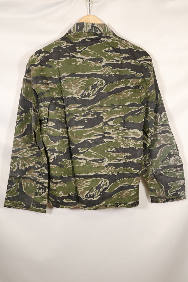 1960年代　タイガーストライプ　シャツ　CIDGパターン　状態良い　中古品