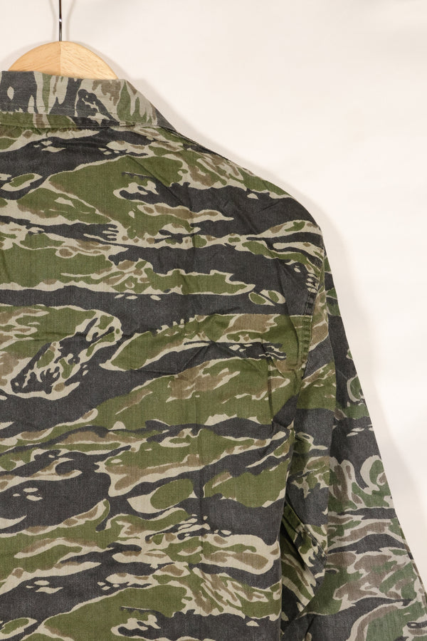 1960年代　タイガーストライプ　シャツ　CIDGパターン　状態良い　中古品