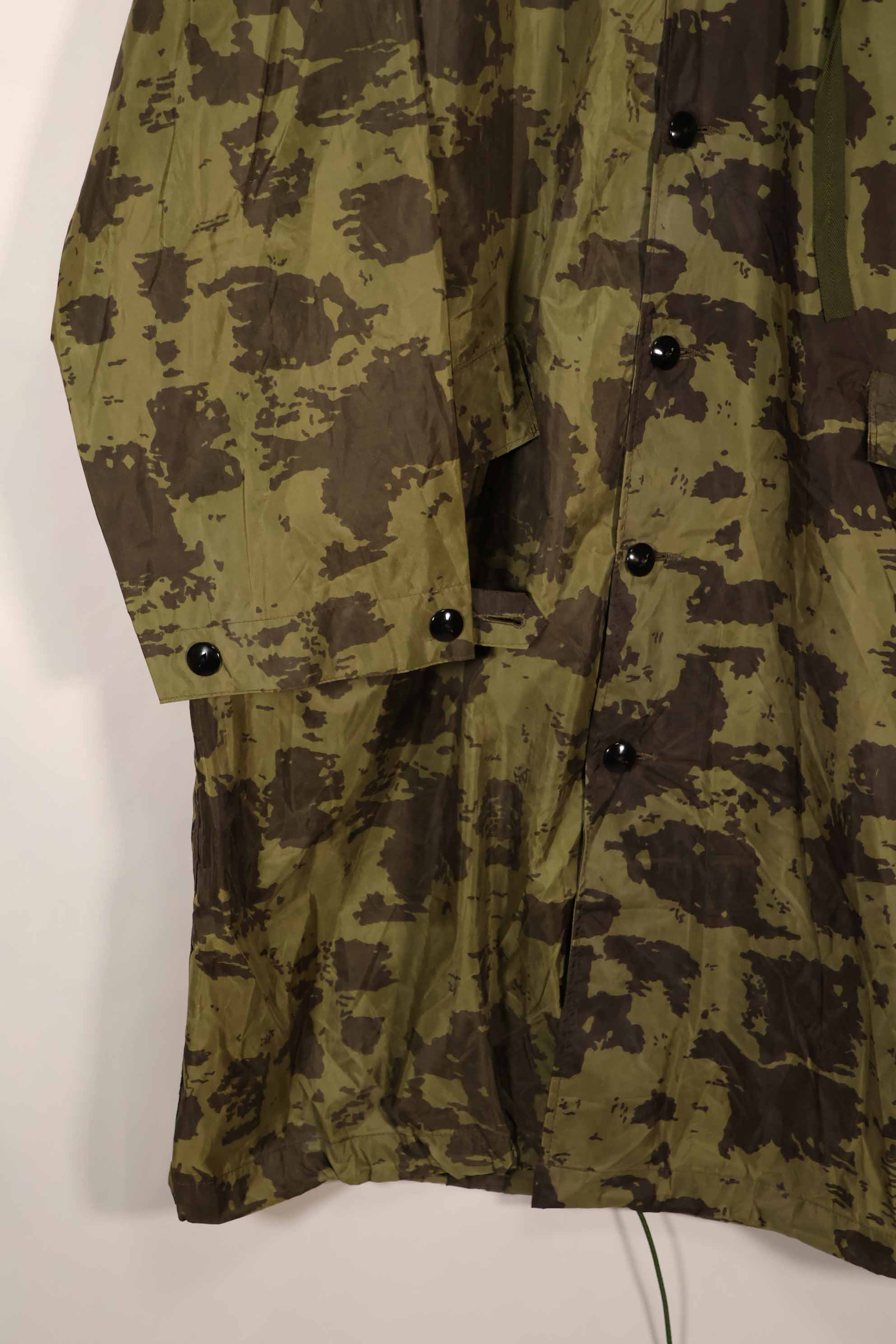 実物　1967年製　オーストラリア軍　迷彩レインコート　中古品　E