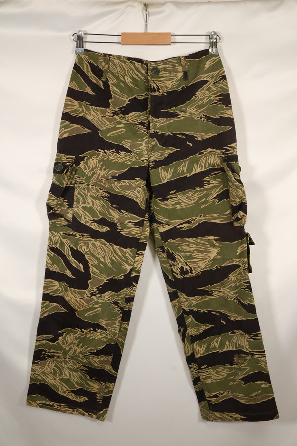 実物　沖縄タイガー　タイガーストライプ　パンツ　Asian Cut　褪色あり　中古品