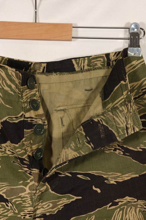 実物　沖縄タイガー　タイガーストライプ　パンツ　Asian Cut　褪色あり　中古品