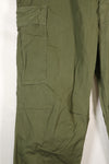 Estimated 1965 contract L-S 2nd Model Jungle Fatigue pants, good condition, used.