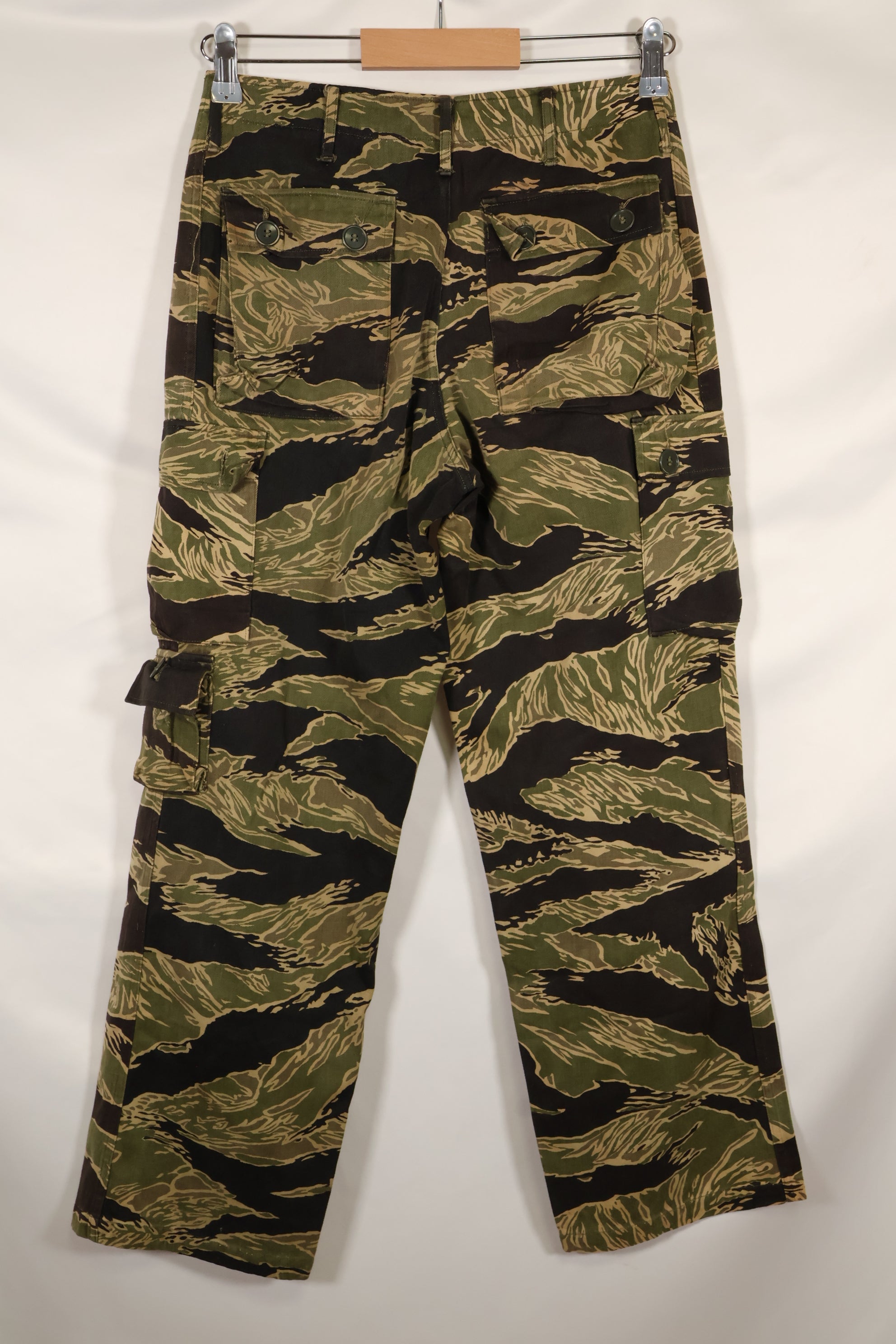 実物　沖縄タイガー　タイガーストライプ　パンツ　Asian Cut　褪色あり　中古品