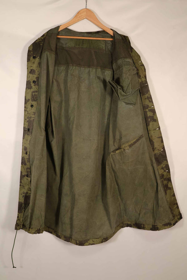 実物　1967年製　オーストラリア軍　迷彩レインコート　中古品　E