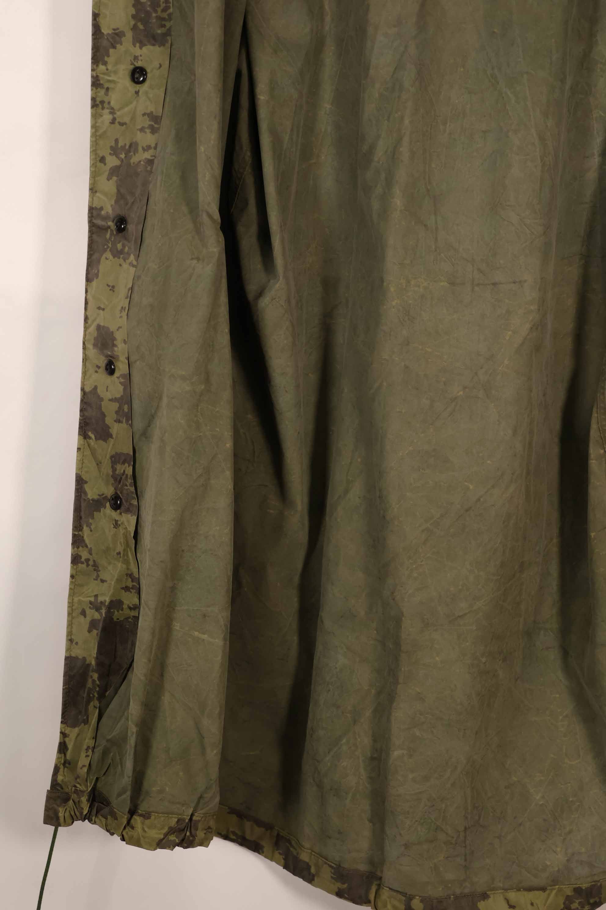 実物　1967年製　オーストラリア軍　迷彩レインコート　中古品　E