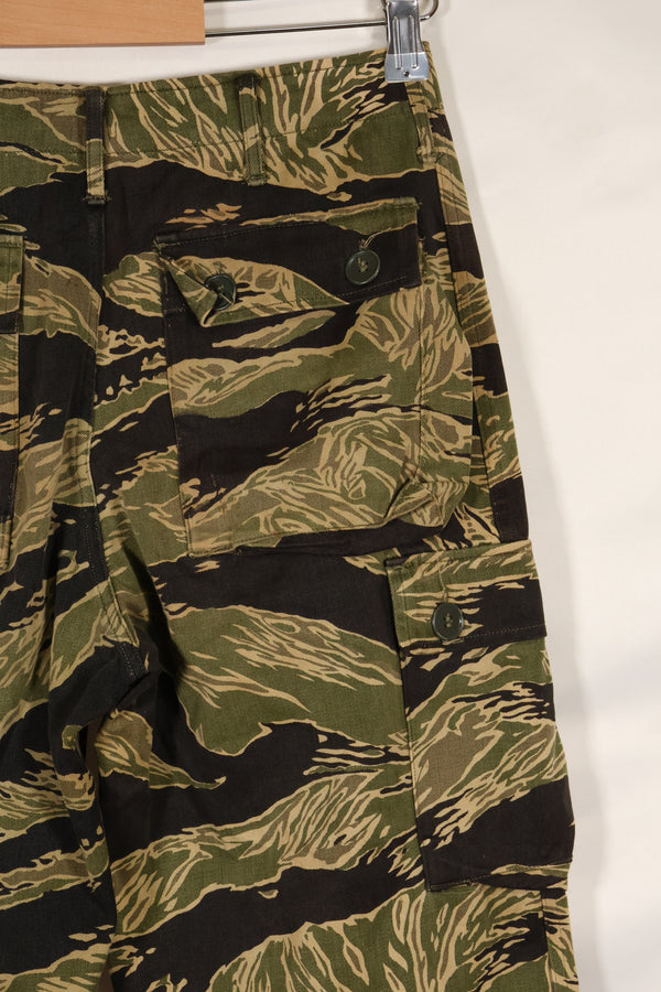 実物　沖縄タイガー　タイガーストライプ　パンツ　Asian Cut　褪色あり　中古品