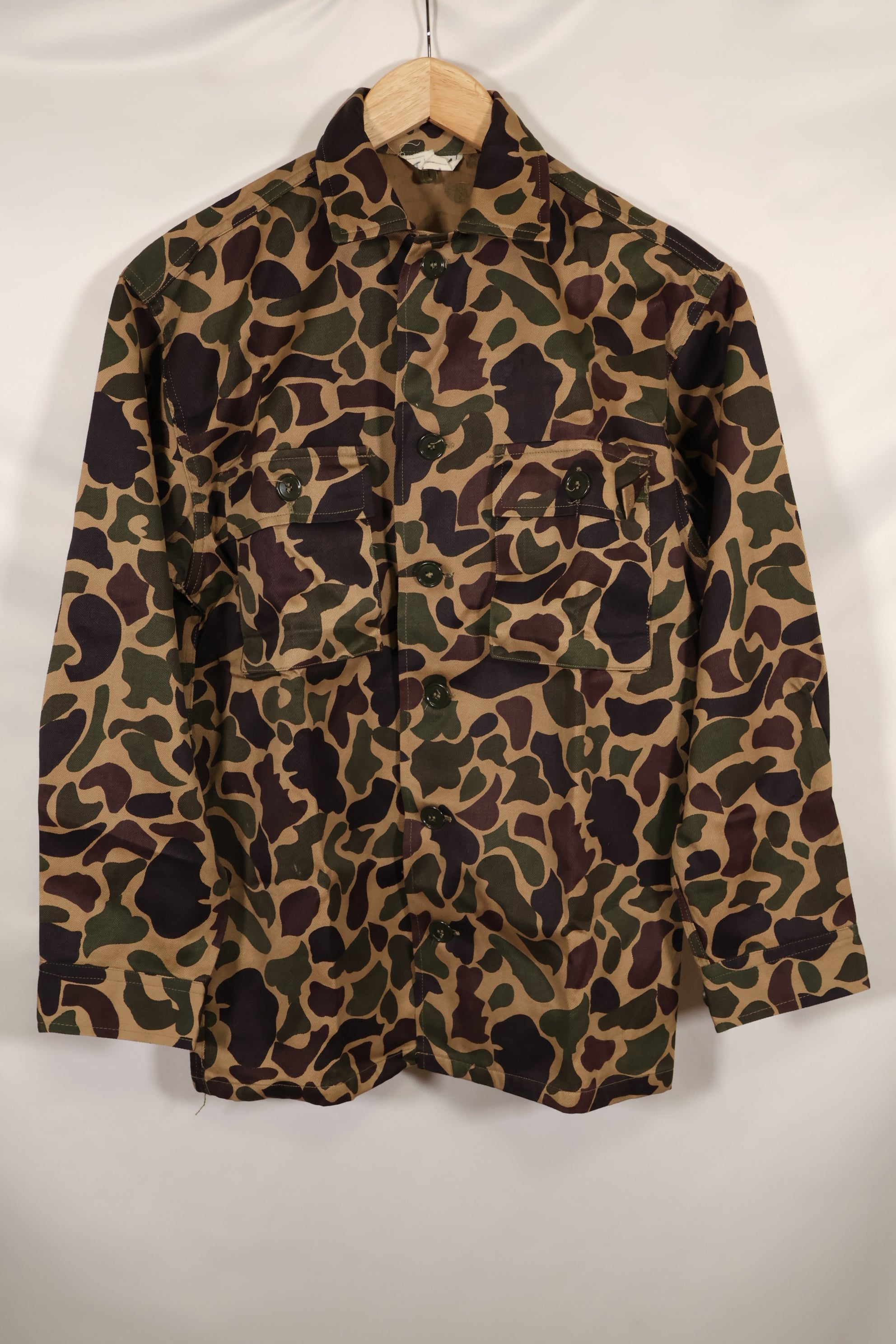1960年代前半　デッドストック　A-M　CIDG　ベオガム迷彩　Asian カット　シャツ　