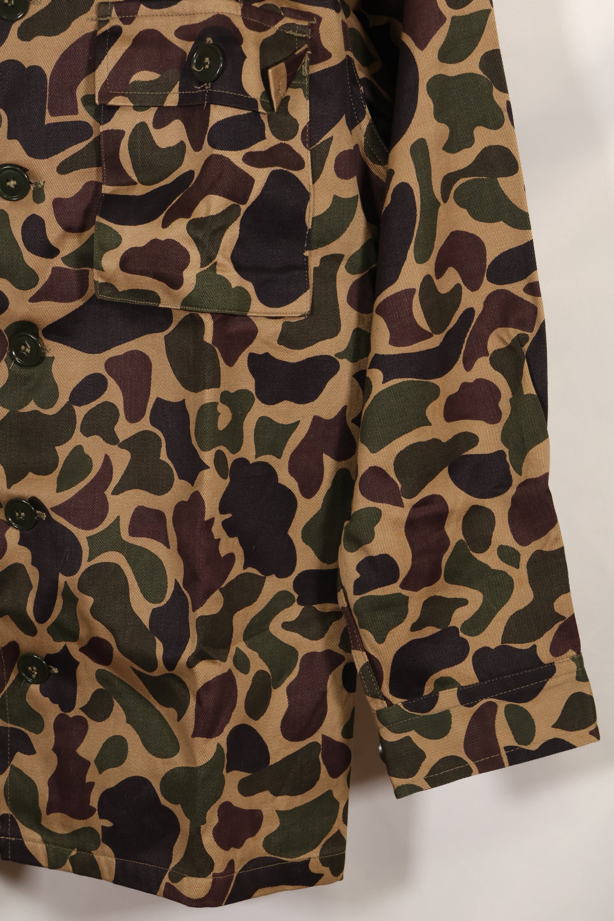 1960年代前半　デッドストック　A-M　CIDG　ベオガム迷彩　Asian カット　シャツ　