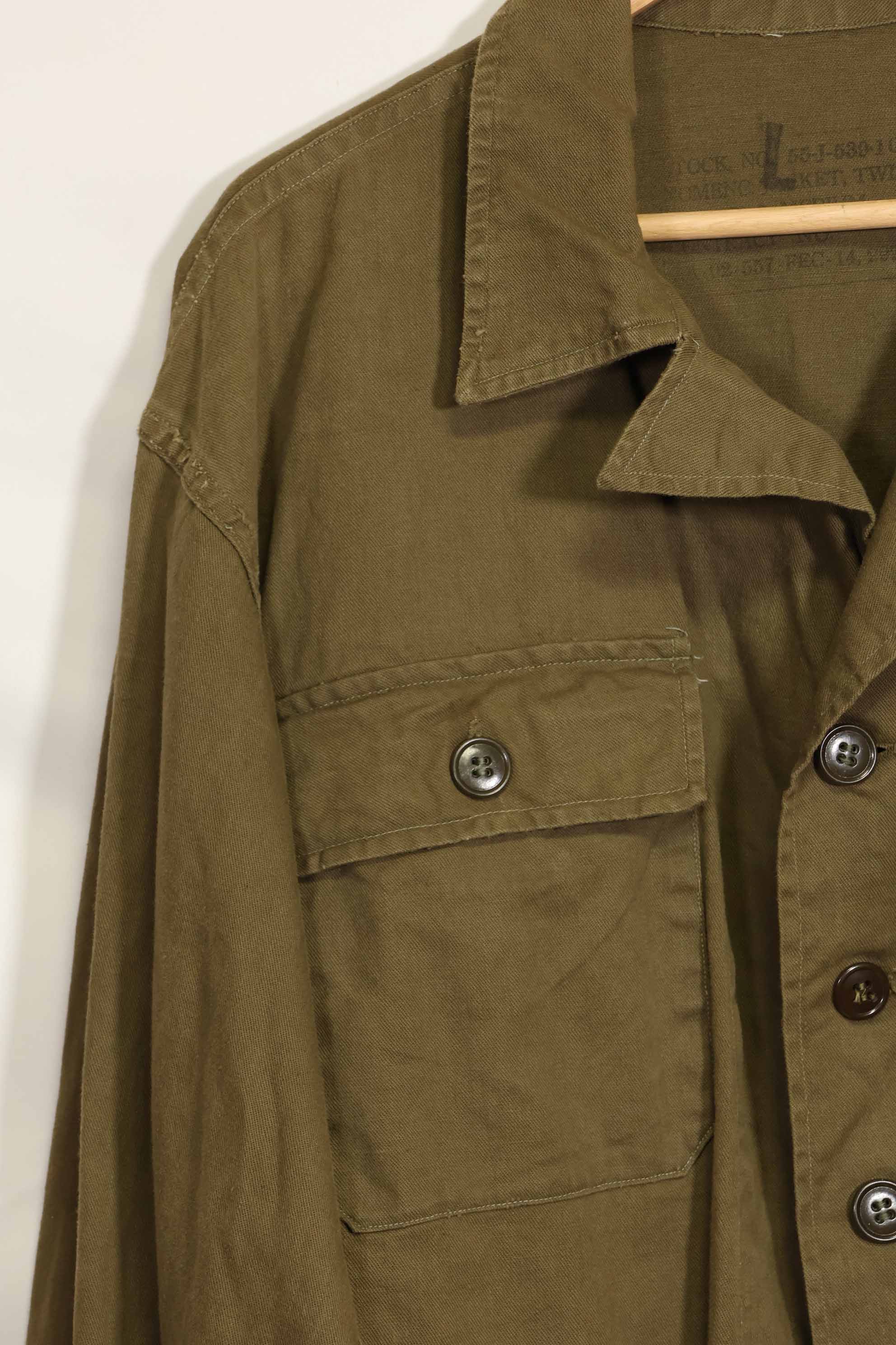 1960年代　沖縄CISO調達　ユーティリティシャツ　FEC契約　レア品　中古品