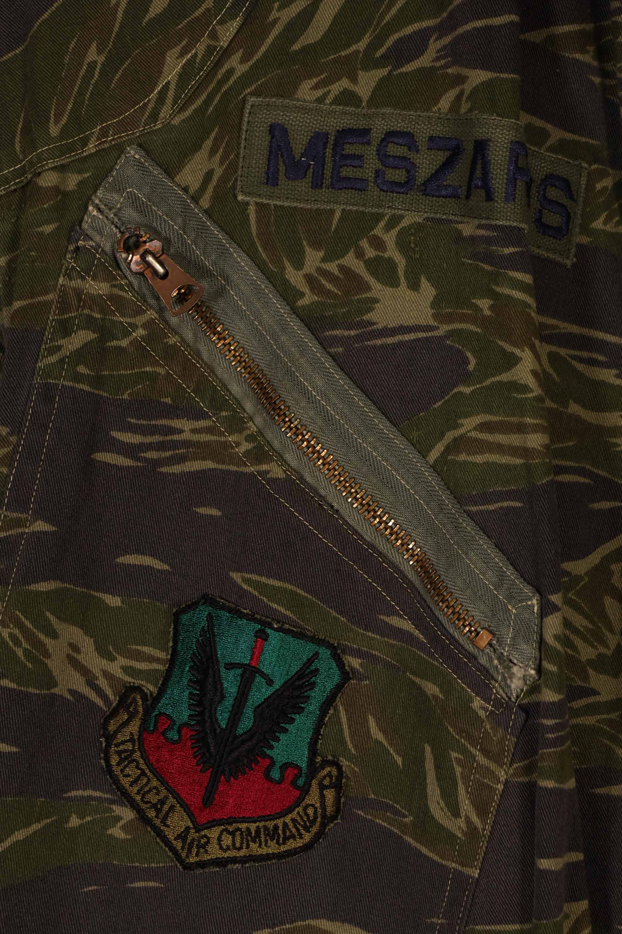 実物生地　アメリカ空軍　TYPE K2-B タイガーストライプ　フライトスーツ　中古品