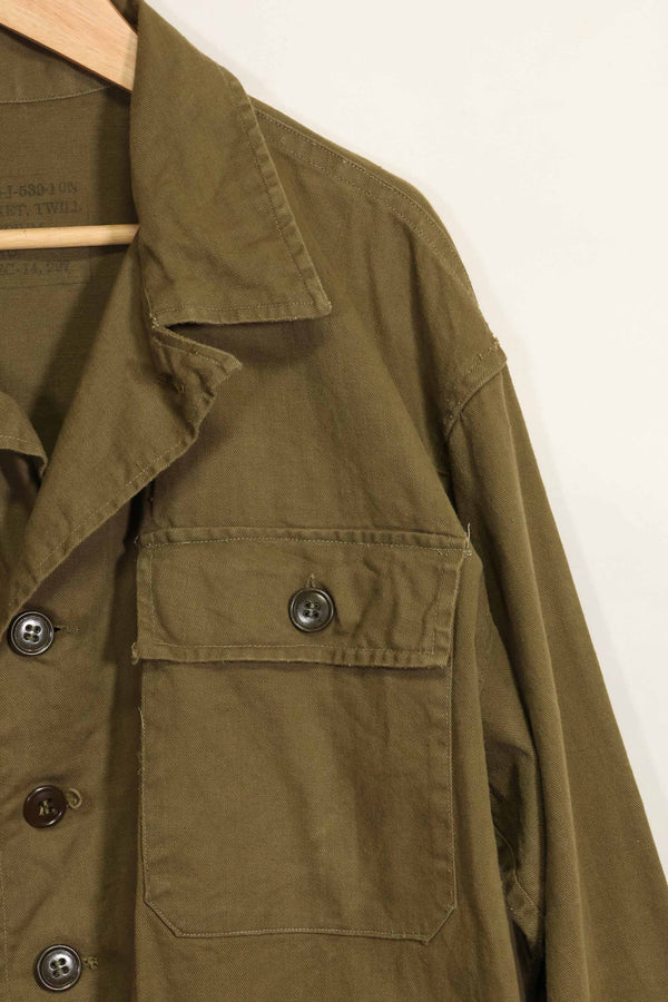 1960年代　沖縄CISO調達　ユーティリティシャツ　FEC契約　レア品　中古品