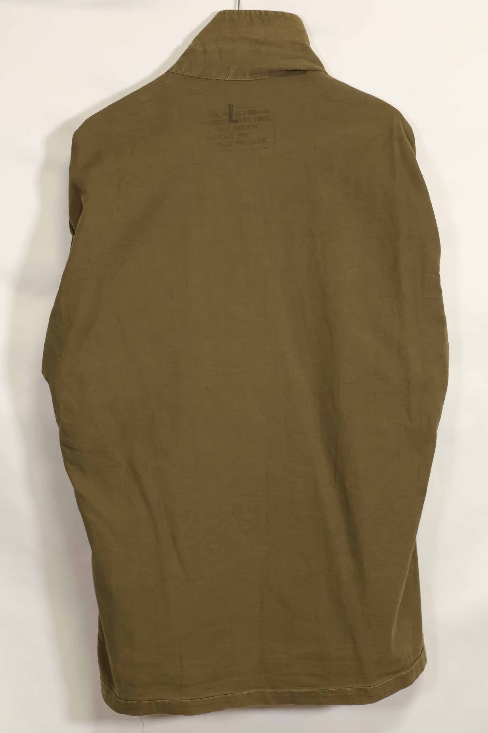 1960年代　沖縄CISO調達　ユーティリティシャツ　FEC契約　レア品　中古品