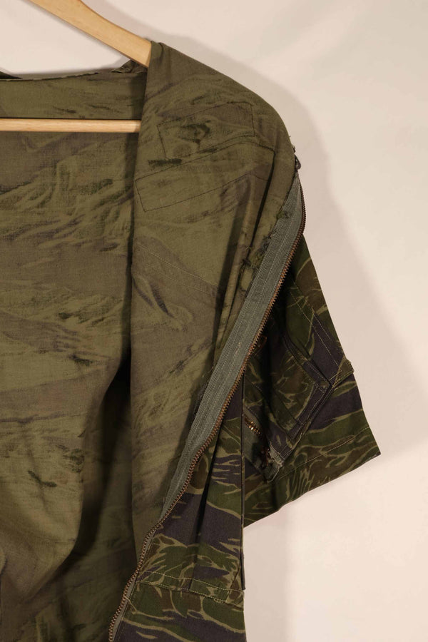 実物生地　アメリカ空軍　TYPE K2-B タイガーストライプ　フライトスーツ　中古品