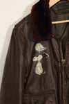 1960's U.S. Navy G-1 Flight Jacket Size 42 Snoopy Local Paint Used