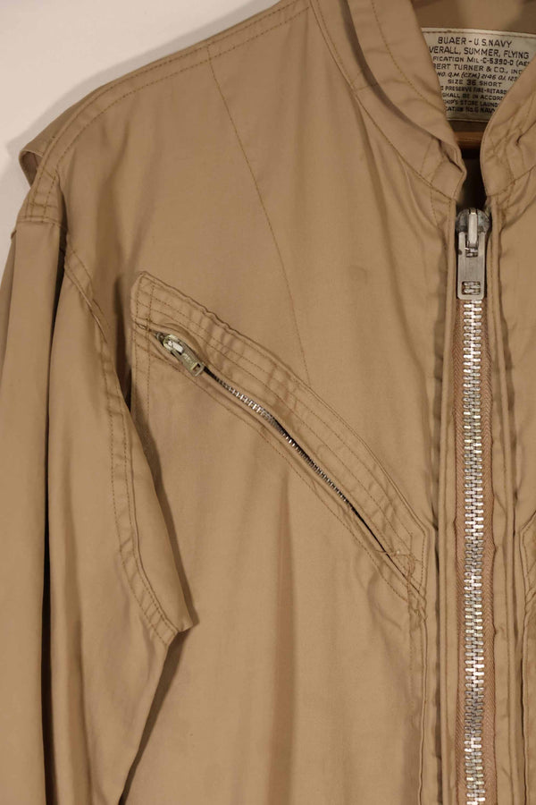 実物　1958年製　アメリカ海軍　夏用フライトスーツ　36 SHORT　サイズ　ほぼ未使用　A