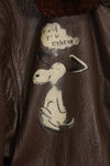 1960's U.S. Navy G-1 Flight Jacket Size 42 Snoopy Local Paint Used