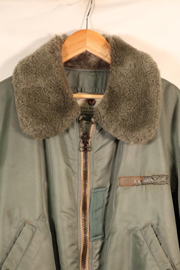 1950年代半 テストサンプル品　推定L〜X-LARGE　アメリカ空軍　B-15D　フライトジャケット　Experimental Test Sample　状態良い