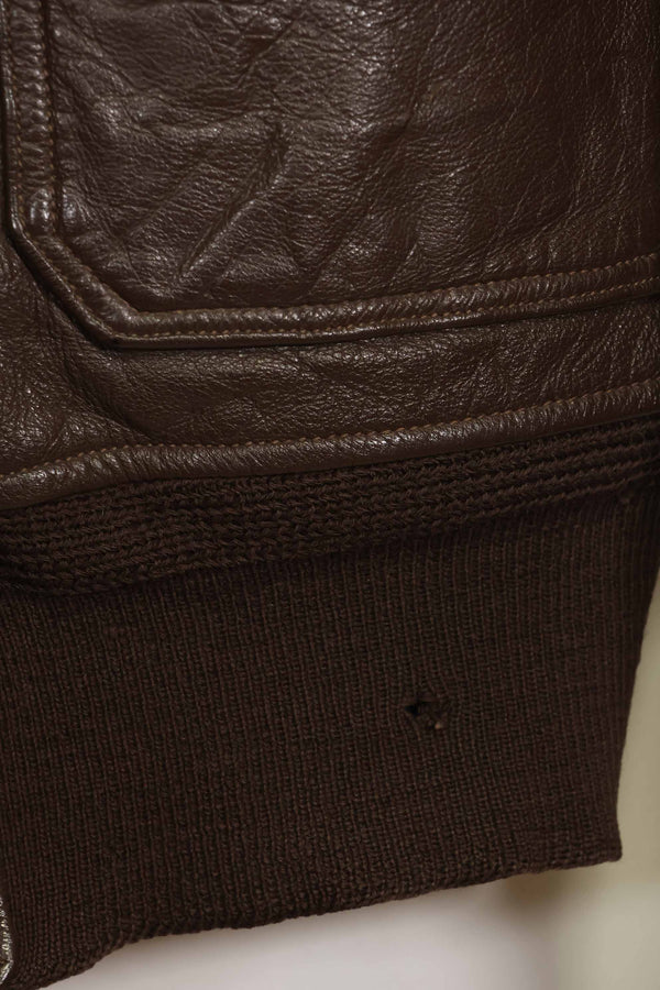 1960's U.S. Navy G-1 Flight Jacket Size 42 Snoopy Local Paint Used