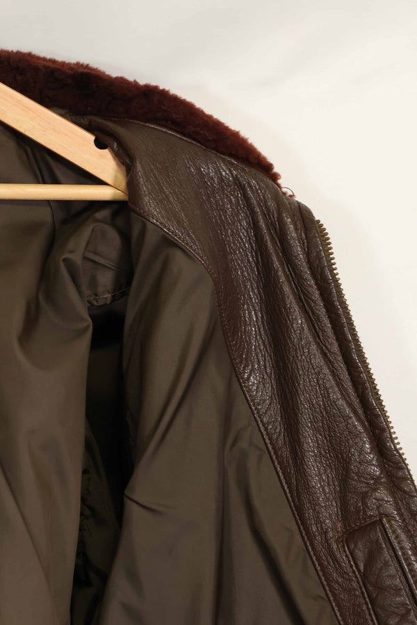 1960's U.S. Navy G-1 Flight Jacket Size 42 Snoopy Local Paint Used