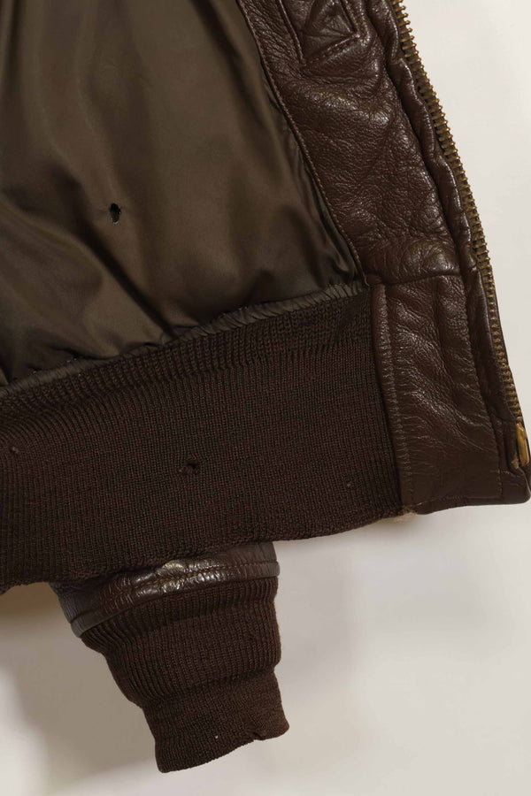 1960's U.S. Navy G-1 Flight Jacket Size 42 Snoopy Local Paint Used