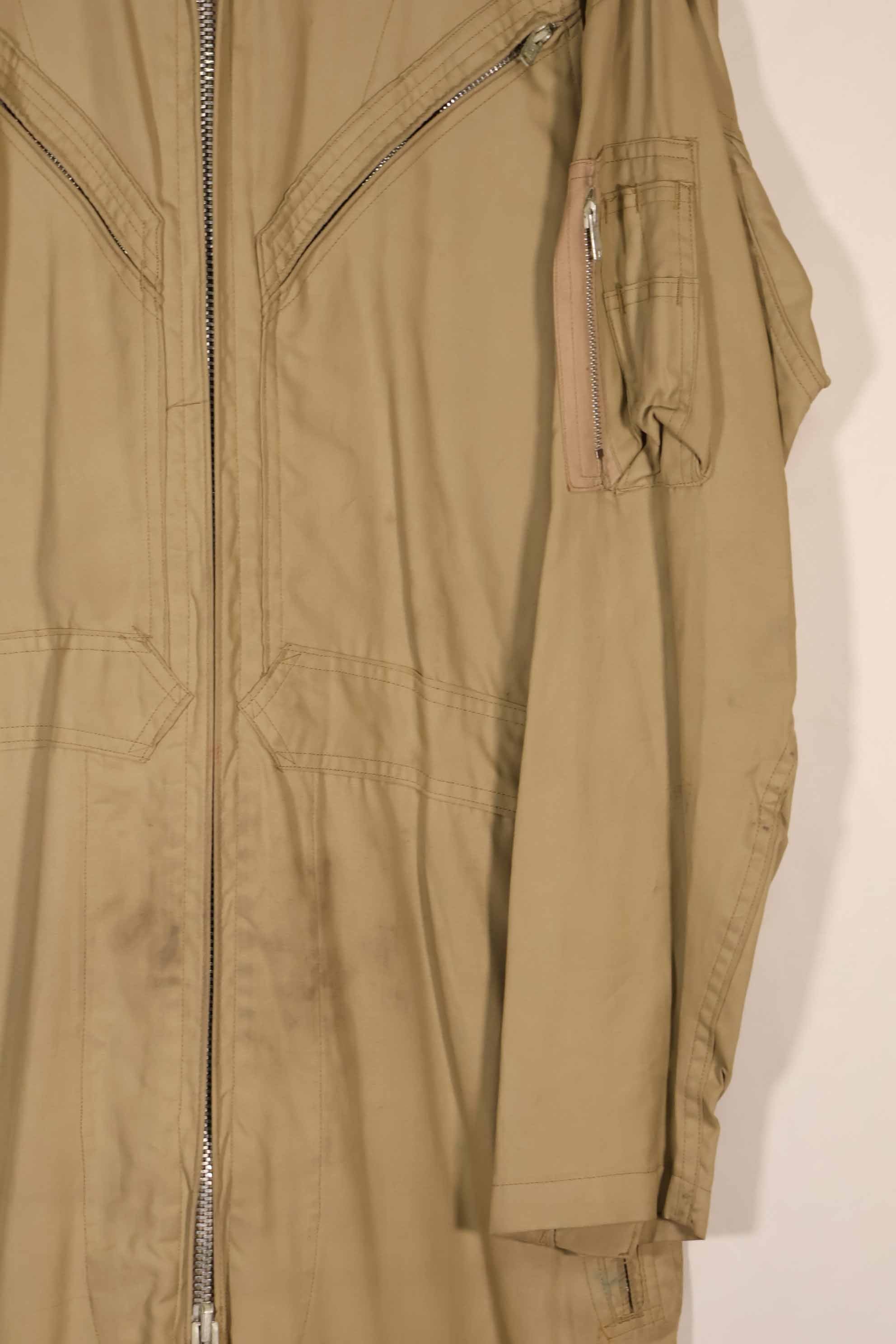 実物　1958年製　アメリカ海軍　夏用フライトスーツ　38 REGULAR　サイズ　中古品　B