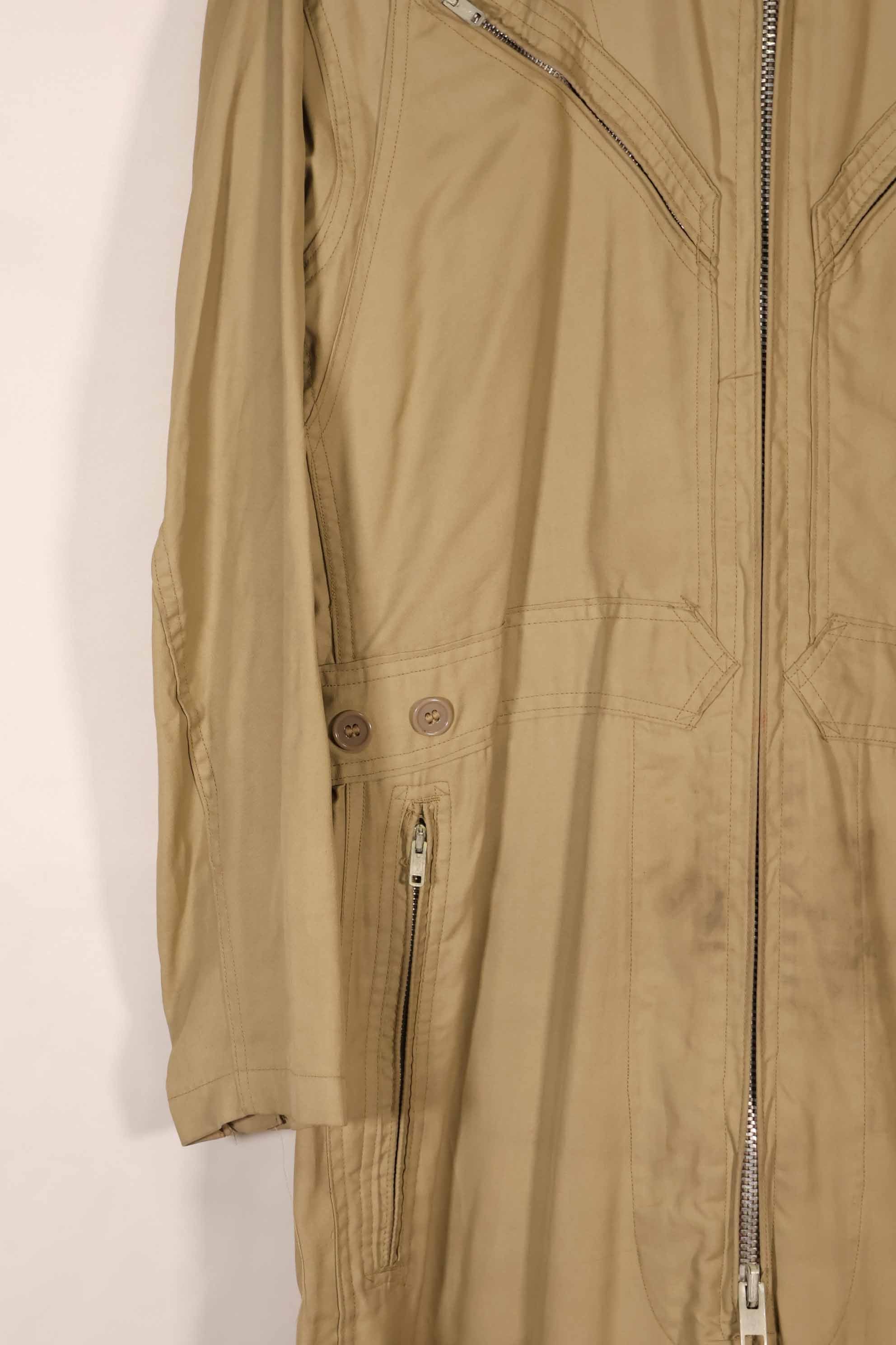 実物　1958年製　アメリカ海軍　夏用フライトスーツ　38 REGULAR　サイズ　中古品　B