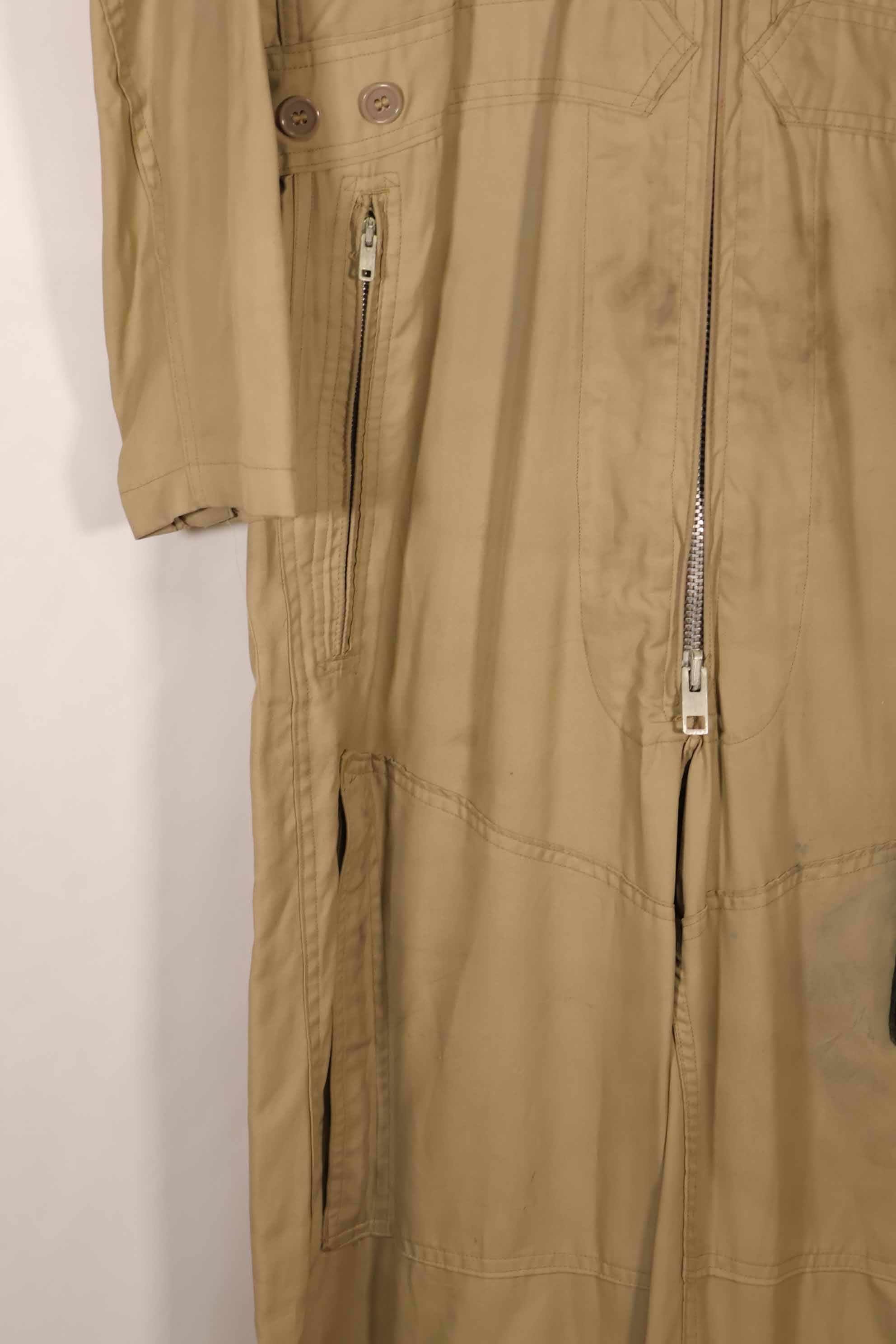 実物　1958年製　アメリカ海軍　夏用フライトスーツ　38 REGULAR　サイズ　中古品　B