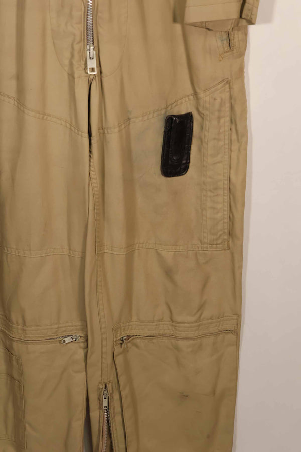 実物　1958年製　アメリカ海軍　夏用フライトスーツ　38 REGULAR　サイズ　中古品　B