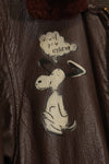 1960's U.S. Navy G-1 Flight Jacket Size 42 Snoopy Local Paint Used