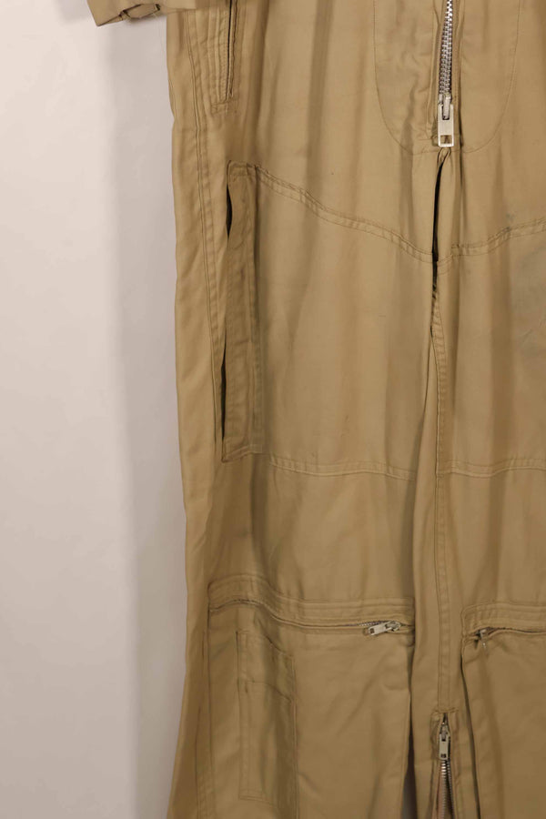 実物　1958年製　アメリカ海軍　夏用フライトスーツ　38 REGULAR　サイズ　中古品　B