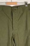 1967 Contract L-L 4th Model Jungle Fatigue Pants in good condition, faded, used.