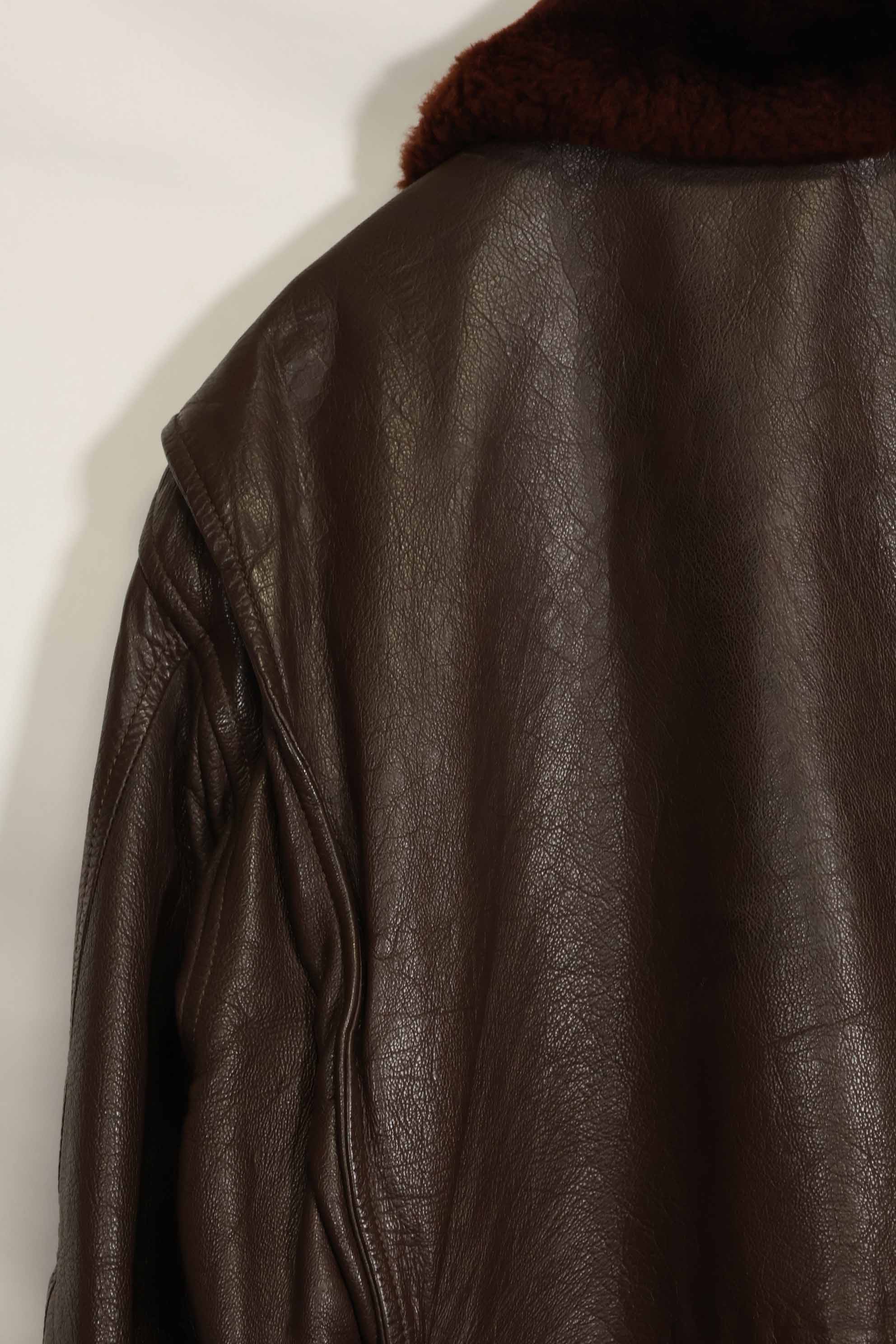 1960's U.S. Navy G-1 Flight Jacket Size 42 Snoopy Local Paint Used