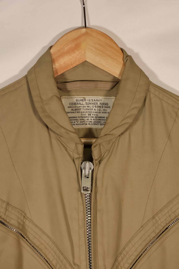 実物　1958年製　アメリカ海軍　夏用フライトスーツ　38 REGULAR　サイズ　中古品　B